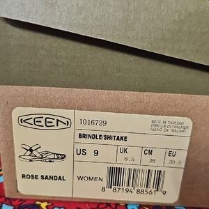 Keen Rose Sandal in Brindle and Shitake